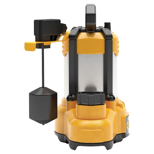 DEWALT 1 2 hp. Stainless Steel Cast Iron Submersible Sump Pump