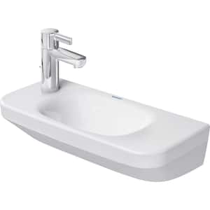 DuraStyle 19.63 in. Rectangular Bathroom Sink in White