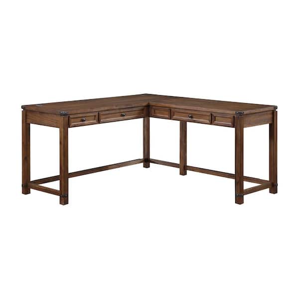OS Home and Office Furniture Baton Rouge 60 in. L Brushed Walnut Veneer