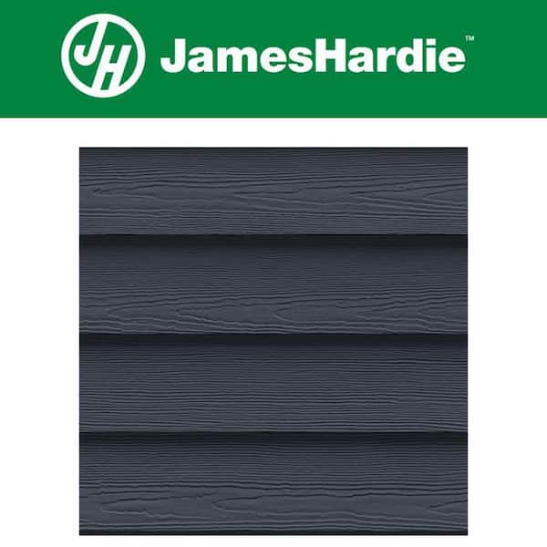 James Hardie Hardie Plank HZ5 7.25 in. x 144 in. Statement Collection Deep Ocean Cedarmill Fiber Cement Lap Siding