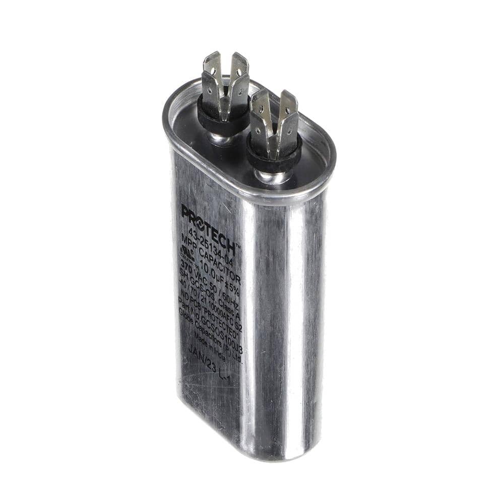 Run Capacitor, 10Uf, 370Vac, 50/60Hz, Oval-Shaped price history on PriceWatchPro
