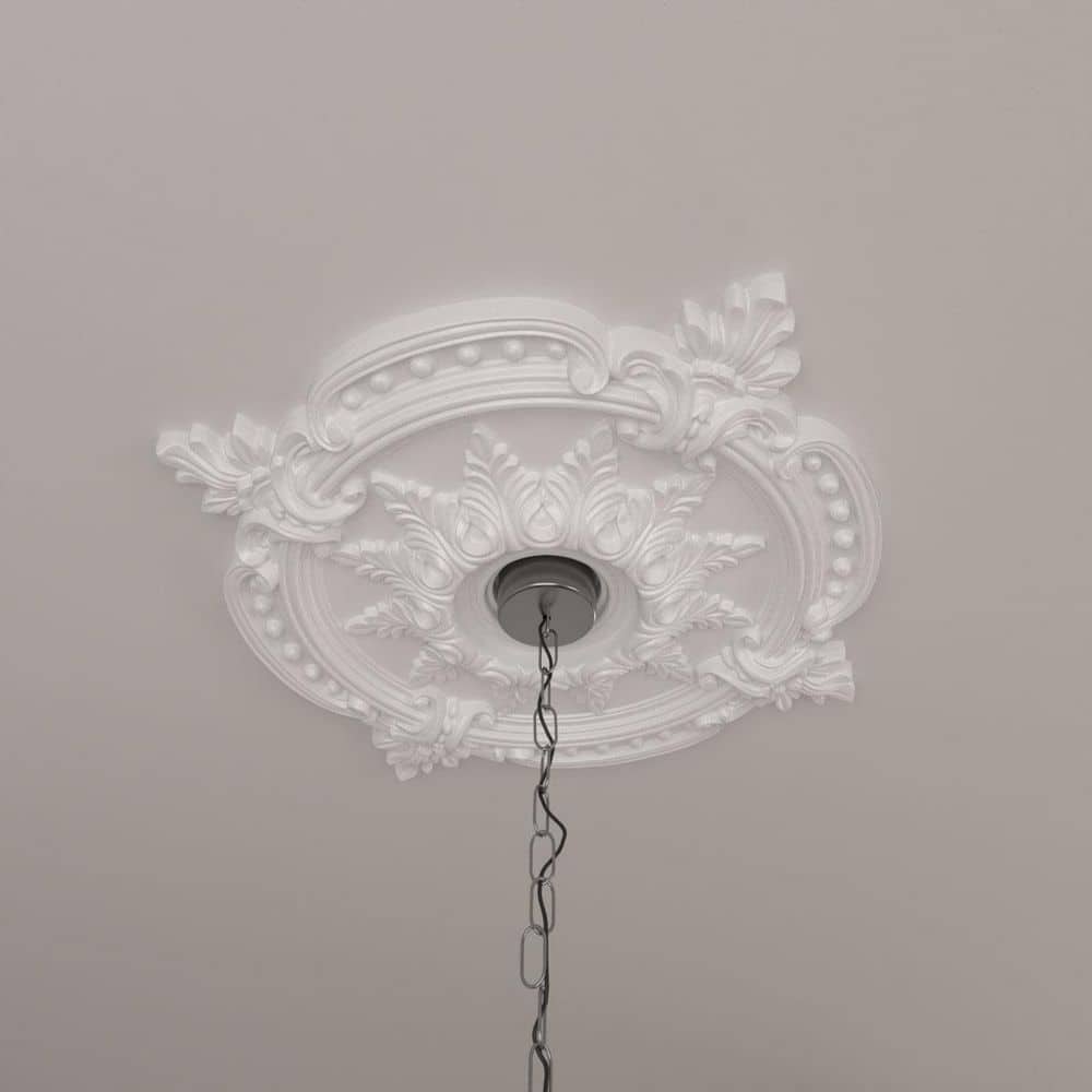Granada 18'' White Primed Urethane Ceiling Medallion