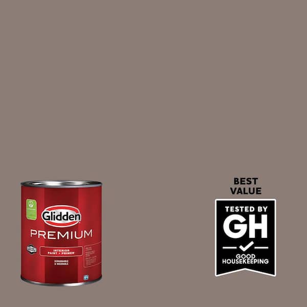 Glidden Premium 1 qt. PPG1017-5 Cinnamon Toast Flat Interior Latex Paint