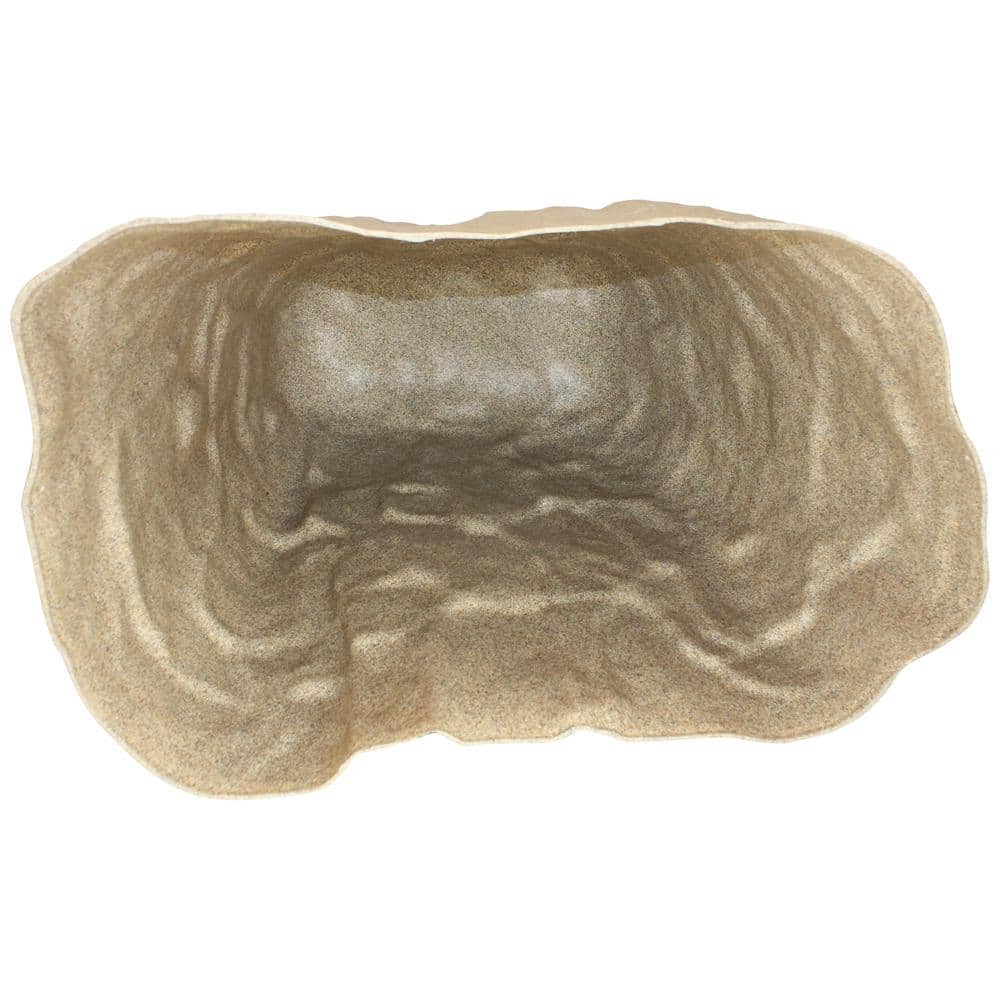 Extra Large Beige Resin Garden Landscape Rock