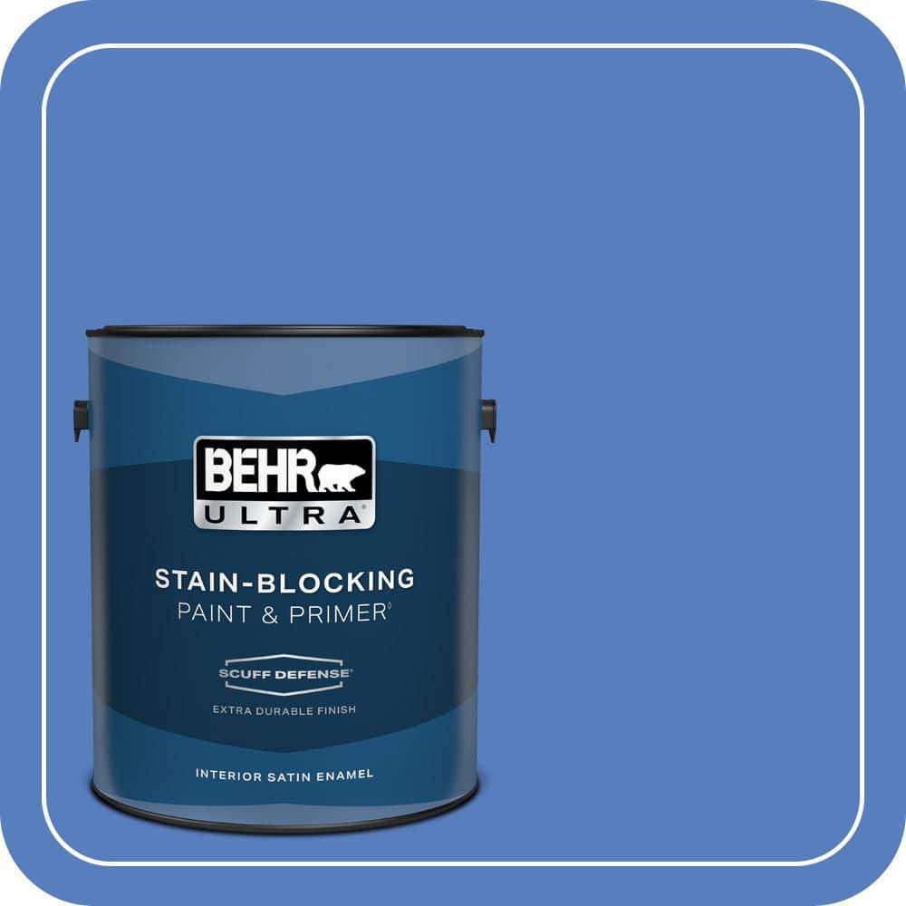 1 gal. #MQ4-25 Blue Iolite Extra Durable Satin Enamel Interior Paint & Primer price history on PriceWatchPro