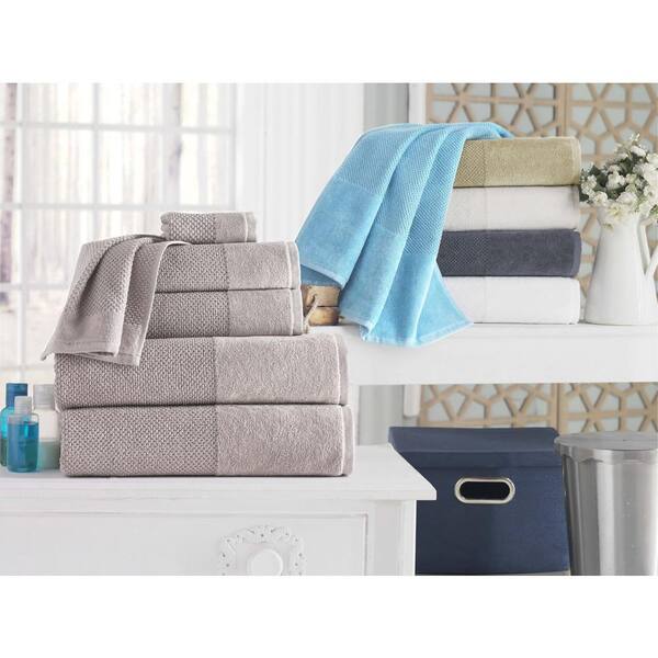 Enchante Home Enchasoft Turkish Cotton 2-pc. Bath Sheets - Anthracite