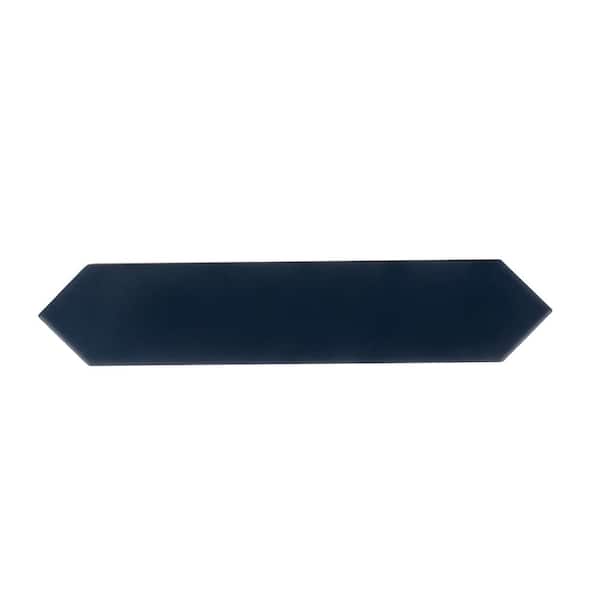 Piquet Blue 2 in. x 10 in. Matte Ceramic Picket Wall and Floor Tile (5.38 sq. ft./case) (44-pack)