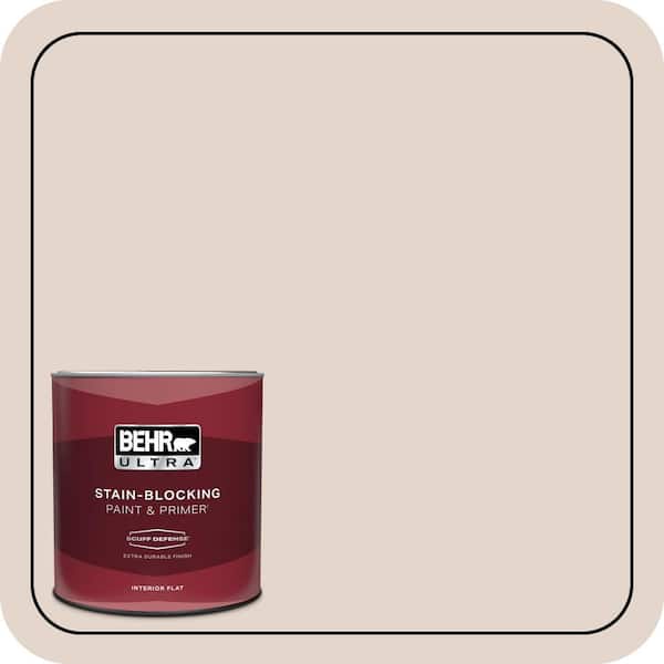 BEHR ULTRA 1 qt. #PPU2-05 Sheer Scarf Extra Durable Flat Interior Paint & Primer