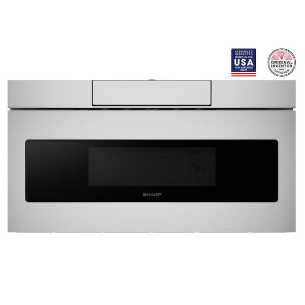 30 in. W 1.2 cu. ft. Built-In Microwave Drawer with Easy Touch Control in Real Stainless