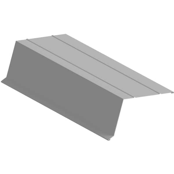 Gibraltar Building Products 2 in. x 10 ft. Aluminum Gutter Apron Heritage Gray