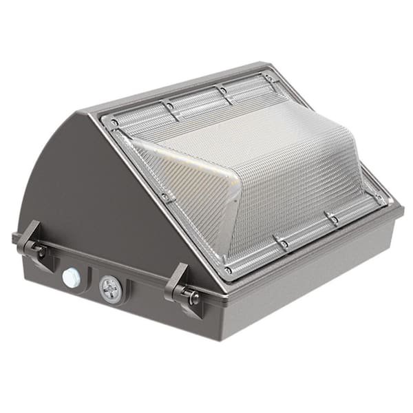 Commercial Outdoor Security Flood Light 1000-Watt Equivalent Integrated LED Wall Pack Light for Warehouses ETL Listed