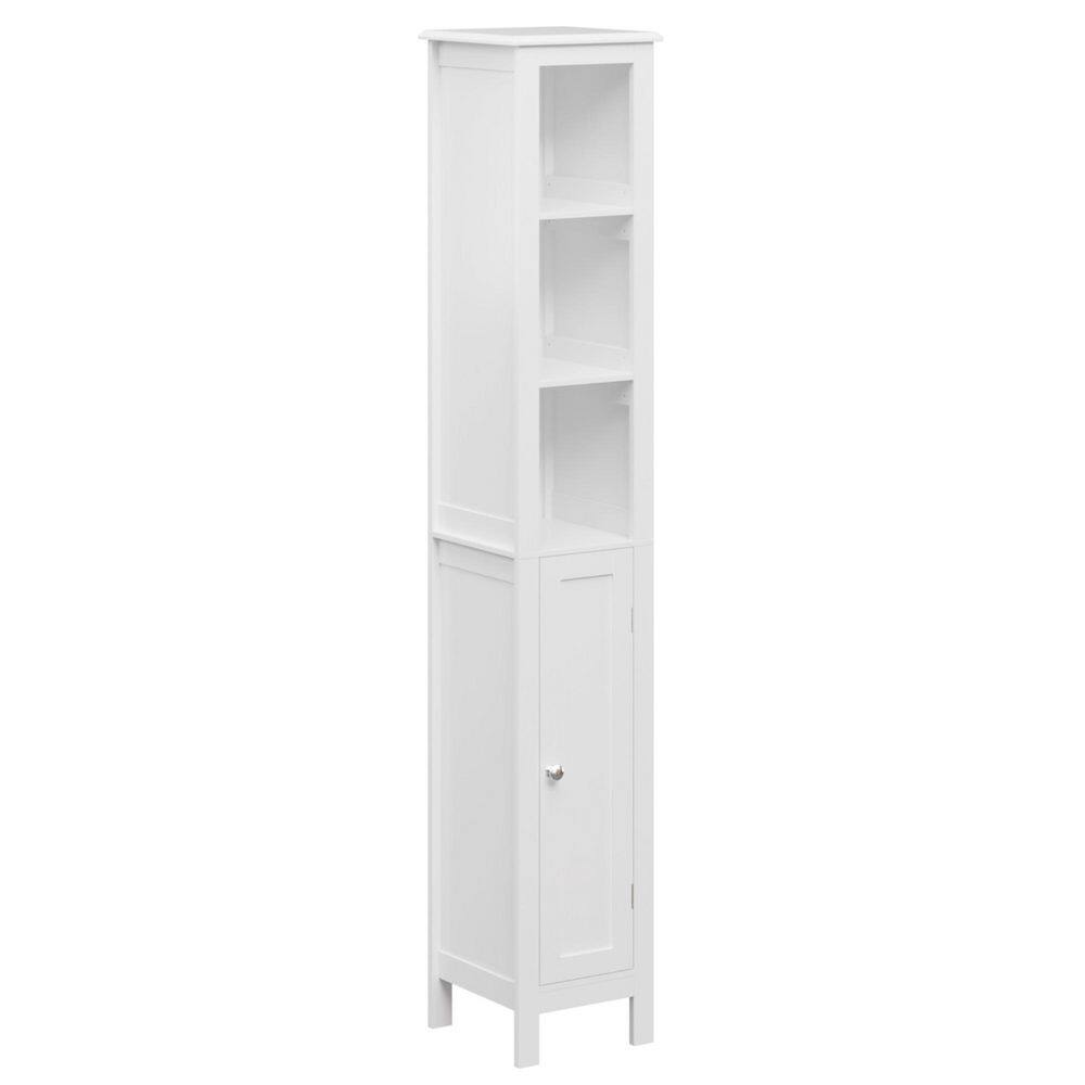 11.81 in. W x 11.81 in. D x 66.92 in. H Slim Multi-Scene White Bath Storage Cabinet with Adjustable Shelves, Anti-Tip price history on PriceWatchPro