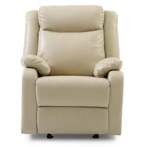 Ward Putty Reclining Accent Arm Chair with Pillow Top Arm