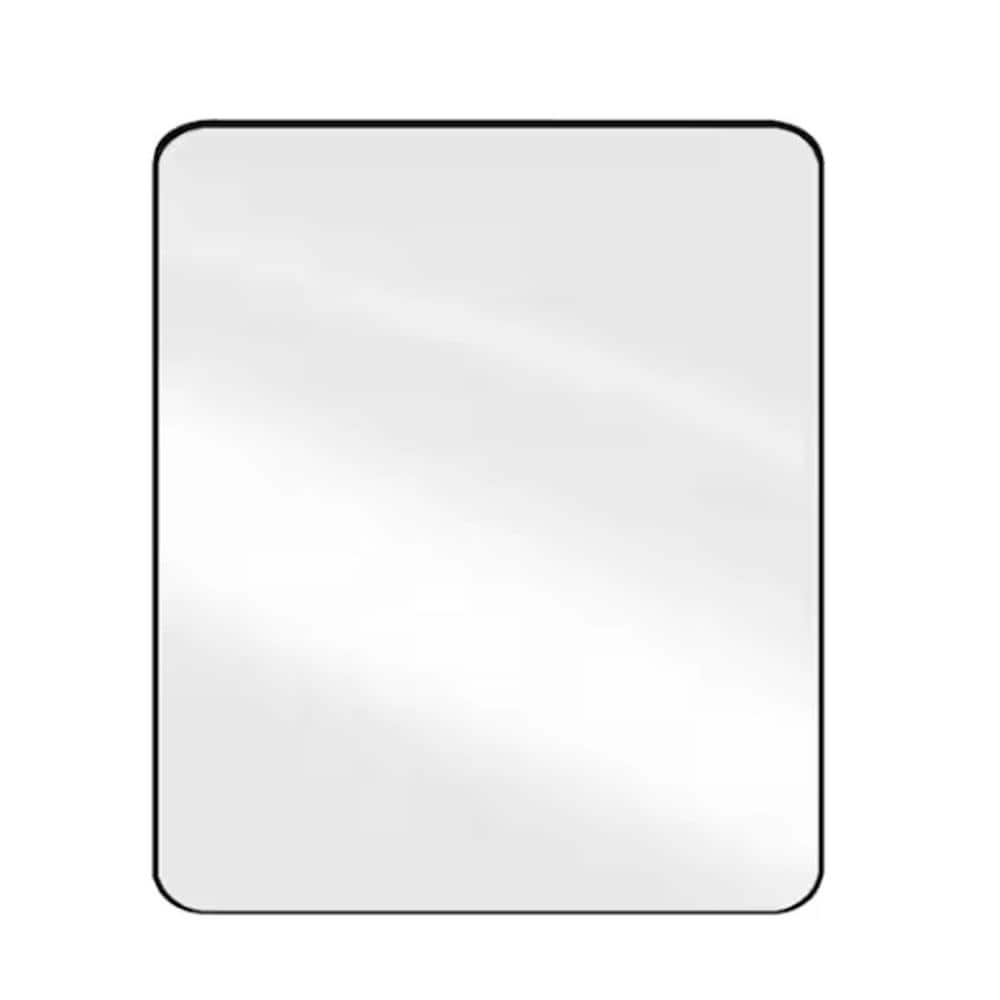30 in. W x 36 in. H Rectangular Aluminum Alloy Framed Wall Bathroom Vanity 