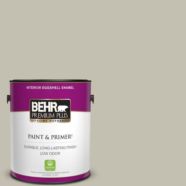 BEHR PREMIUM PLUS 1 gal. #N350-3 Biking Trail Eggshell Enamel Low Odor Interior Paint & Primer