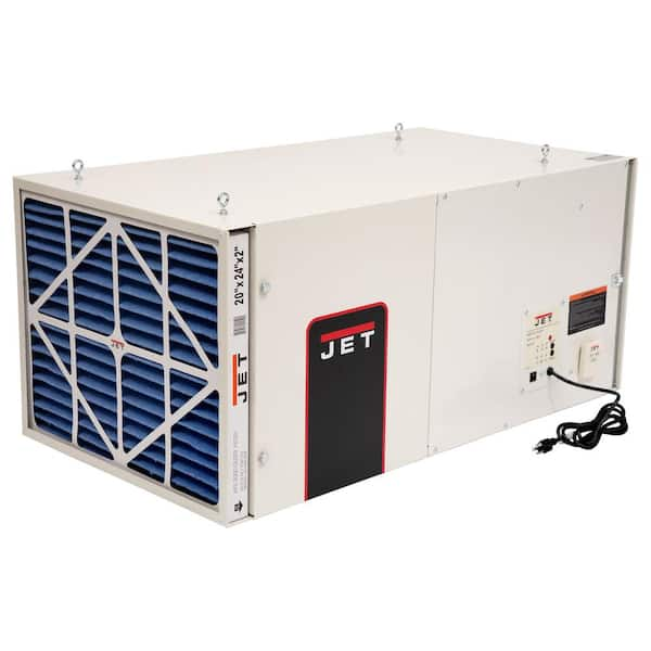 Jet 800/1200/1700 CFM Air Filtration System with Remote and Electrostatic Pre-Filter, 3-Speed, 115-Volt, AFS-2000