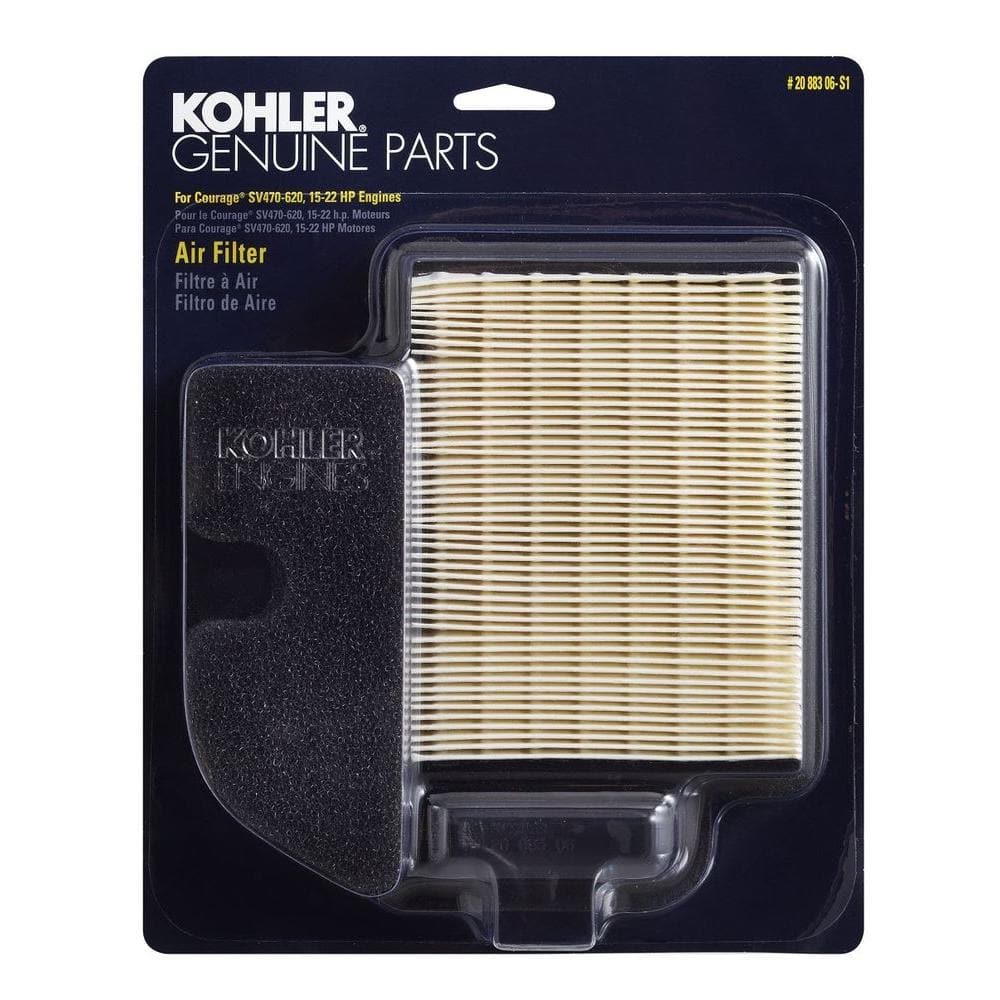 Kohler Air Filter Kit For Courage SV470-SV620 Single-Cylinder Engines