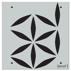 Stencil Ease Kaleidoscope Wall and Floor Stencil SSO2036 - The Home Depot