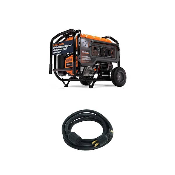 XT8500E 10000/8500-Watt Generator with Electric Start, COSense and 10 ft. 30 Amp Cord Combo