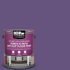 1 gal. #S-G-650 Berry Syrup Textured Low-Lustre Enamel Interior/Exterior Porch and Patio Anti-Slip Floor Paint