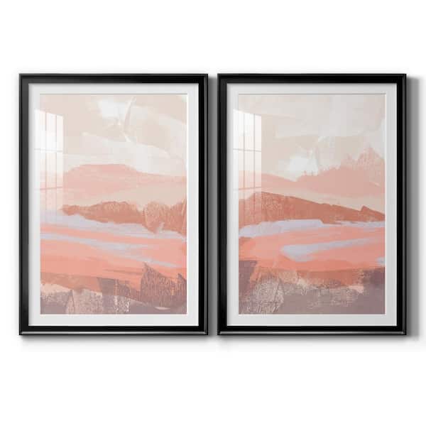 Wexford Home Dusty Desert I by Wexford Homes 2 Pieces Framed Abstract Paper Art Print 36.5 in. x 26.5 in.
