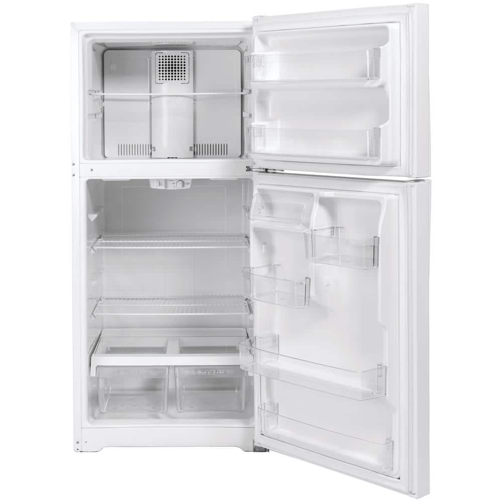 White 19.2 Cu. Ft. Energy Star Top Freezer Refrigerator