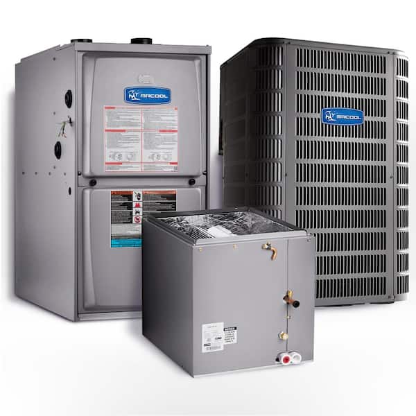Mrcool Signature 2 Ton 16 Seer Upflow 95 Afue 45 000 Btu Complete Split System Air Conditioner With Gas Furnace Mac1624v24gm945 The Home Depot