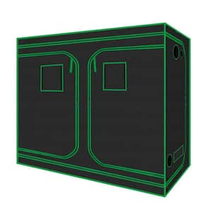 8 ft. x 4 ft. 600D Mylar Hydroponic Indoor Grow Tent with Observation Window, Removable Floor Tray and Tool Bag