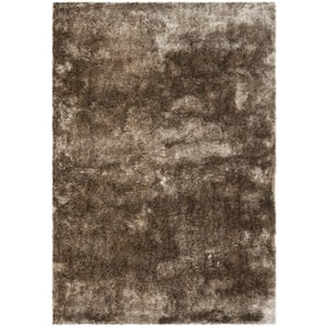 Paris Shag Sable 9 ft. x 12 ft. Solid Area Rug