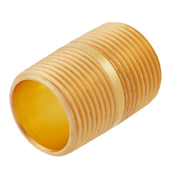 3/4 in. x 1-1/2 in. MIP Brass Nipple Fitting