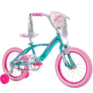 16 in. N'Style Metallic Teal and Pink Girls' Bike