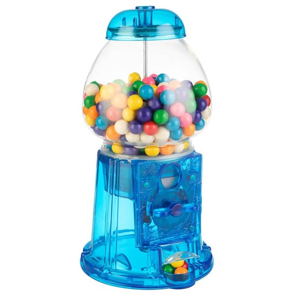 Blue Gumball Candy Nut Bulk Vending Machine Candy Dispenser W/Keys