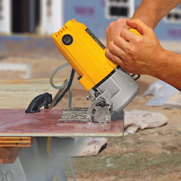 10.8 Amp 4-3/8 in. Hand-Held Corded Dry and Wet Tile Saw