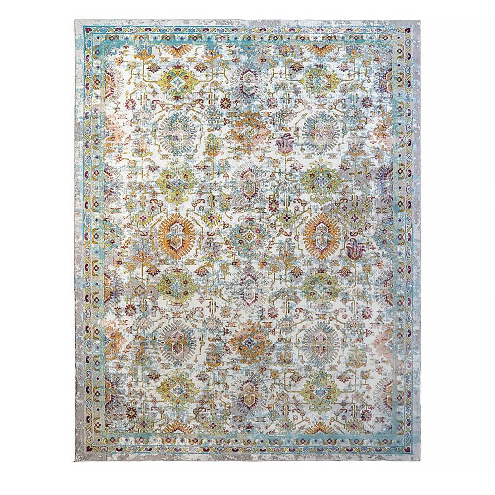 Gertmenian & Sons Carmen Salem Ivory 5 ft. x 7 ft. Traditional Indoor