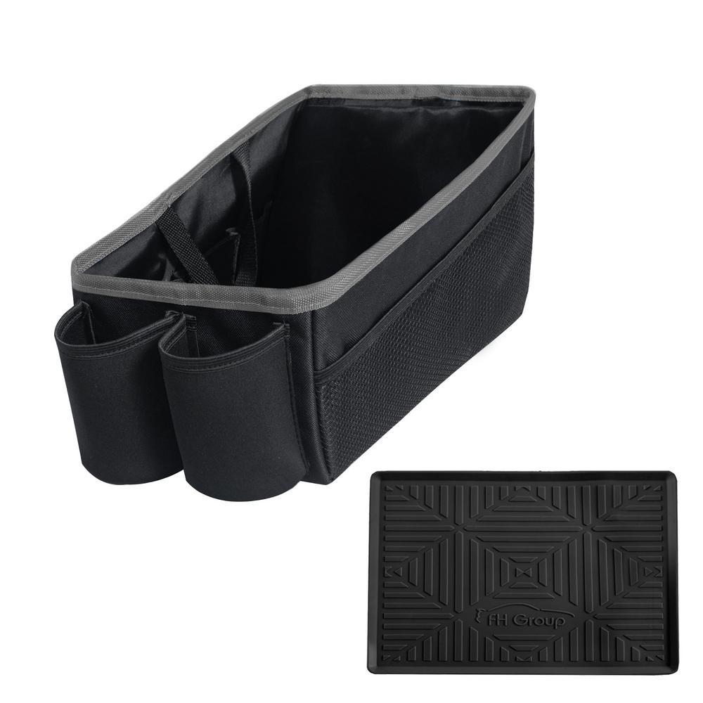Neoprene Multi-Use Tote Car Organizer with Cup Holders