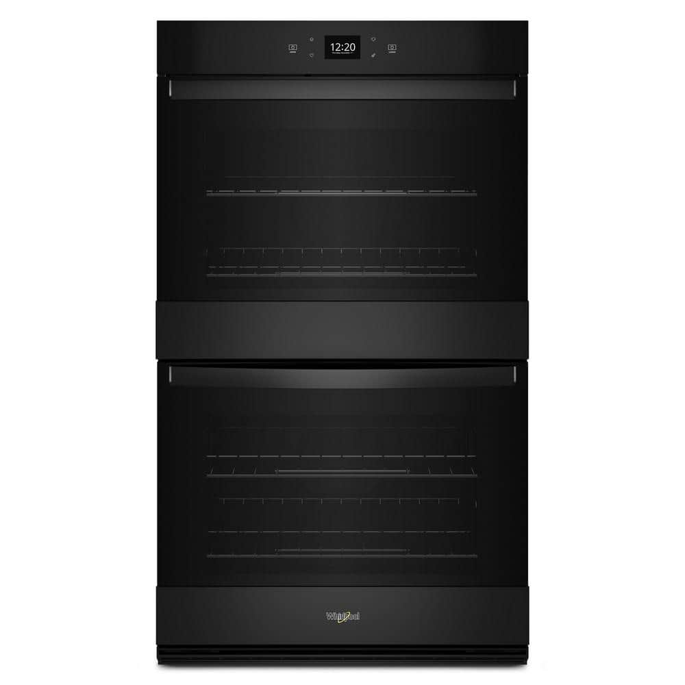 Whirlpool 27 in. Double Electric Wall Oven With Convection Self-Cleaning in Black