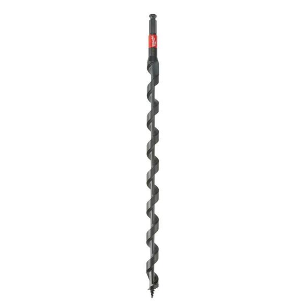 Milwaukee 13/16 in. x 30 in. Carbon SHOCKWAVE Lineman's Impact Auger Bit