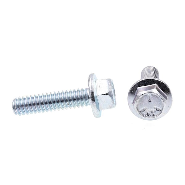 Qty 25 Stainless Steel Hex Cap Serrated Flange Bolt FT UNC #10-24 x 1-1/4" 