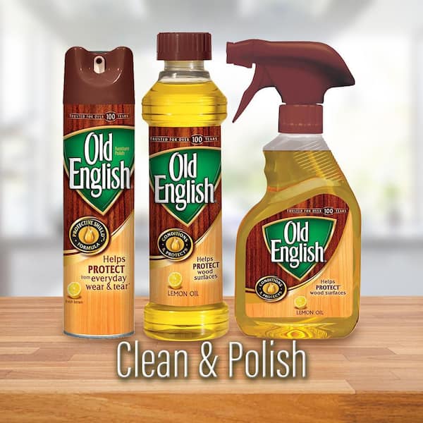 Old English 16 oz. Lemon Oil Furniture Polish (2-Pack) 62338-75143