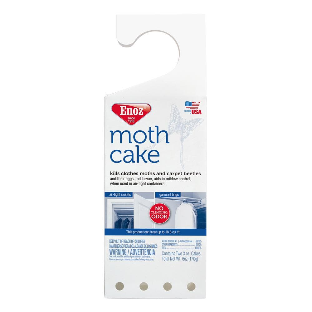 Enoz Moth Cake Insect Repellent Refill For Moths 4 oz. - Total Qty: 12;  Each Pack Qty: 2;, Case of: 12 - Baker's