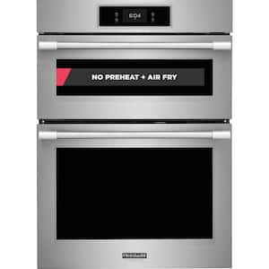 Professional 30 in. Electric Wall Oven and Microwave Combo in Stainless Steel with Total Convection and Air Fry