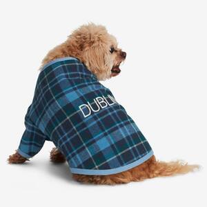 Company Cotton Family Flannel Unisex Extra Large Blue/Green Dog Pajamas