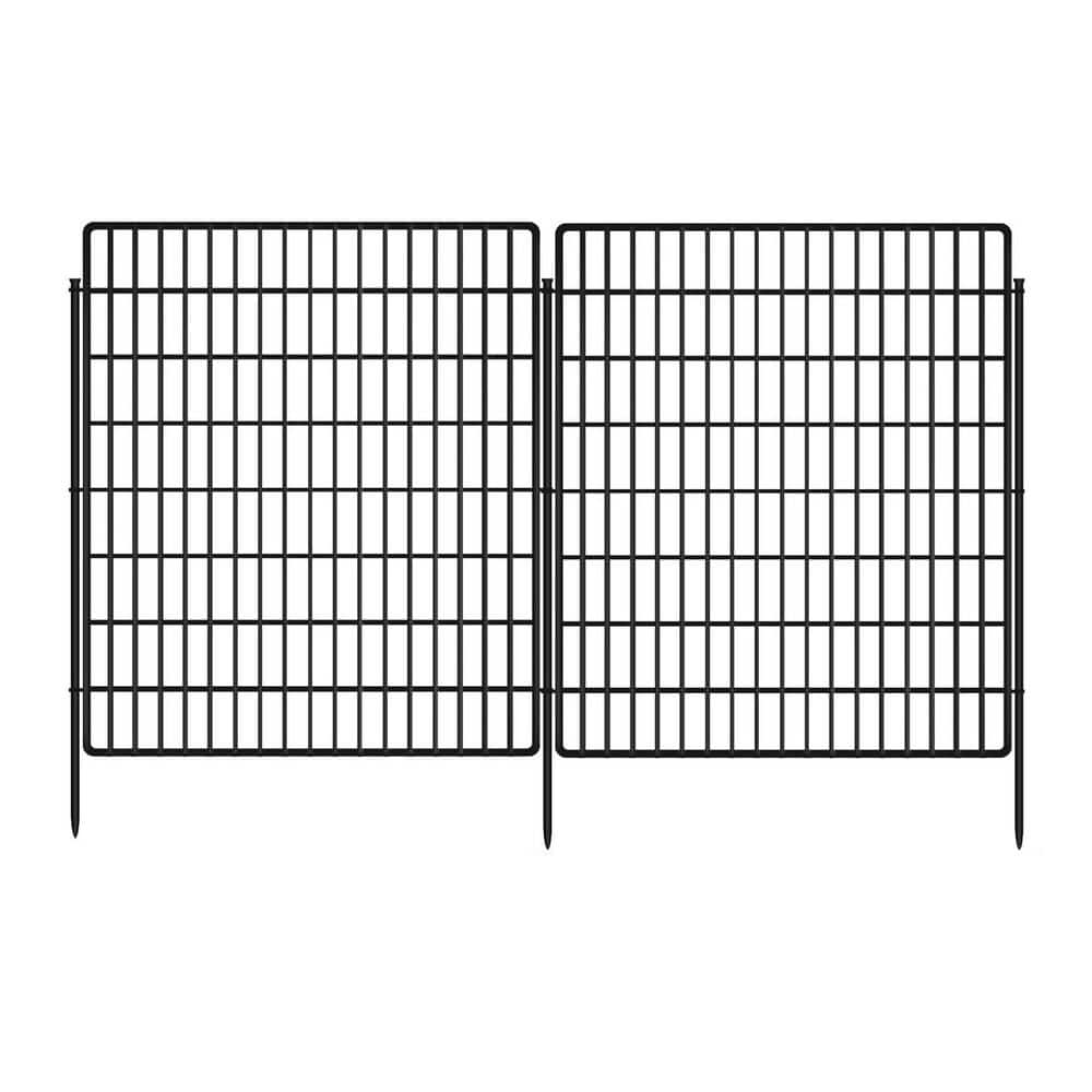 29 in. Rustproof No Dig Decorative Metal Wire Garden Fence Animal Barrier 24 ft. Long for Yard and Patio price history on PriceWatchPro