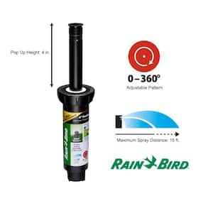 1800 Series 4 in. Pop-Up PRS Sprinkler, 0-360 Degree Pattern, Adjustable 8-15 ft.