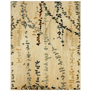 Trailing Vines Multi 7 ft. 6 in. x 10 ft. Abstract Area Rug