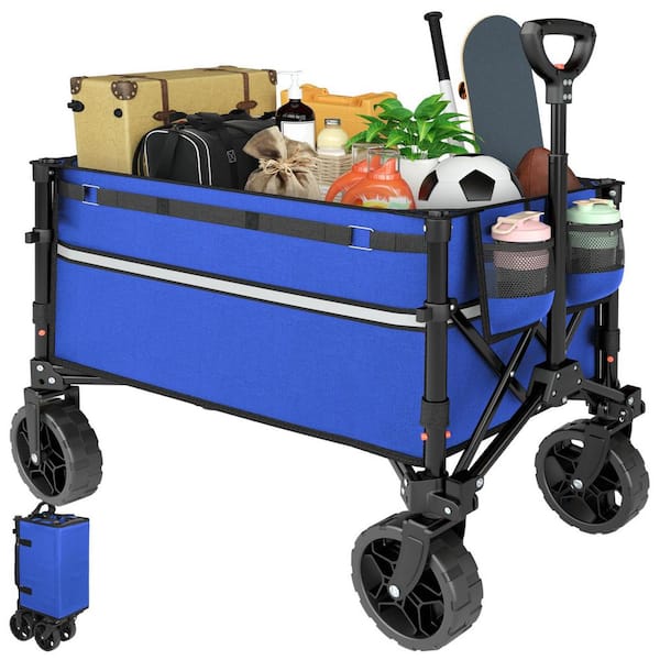 Collapsible Wagon Cart with Wheels for Outdoor Sport