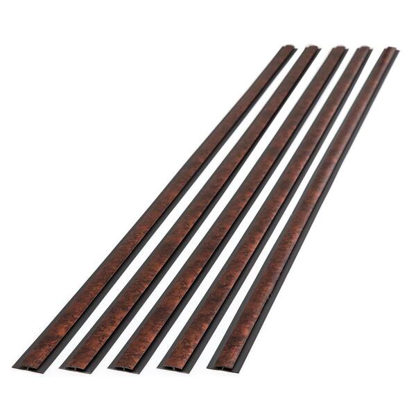 Fasade Moonstone Copper 47 In Vinyl Divider Trim5 Pack 14818 1428