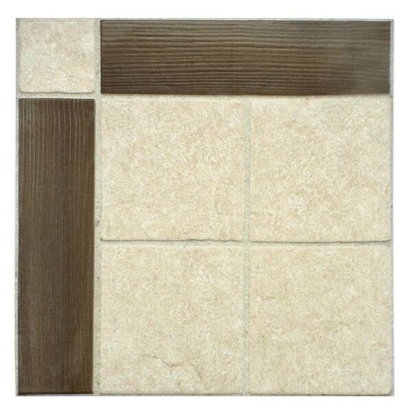 Merola Tile Samoa Umber 17-3/4 in. x 17-3/4 in. Ceramic Floor and Wall Tile (15.75 sq. ft. / case)-DISCONTINUED