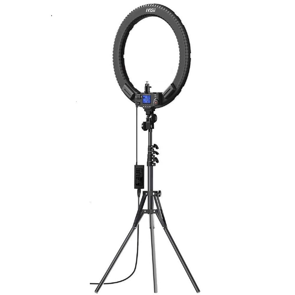 19 in. Ring Light with Remote Controller and Stand ipad Holder, 60W Bi-Color with 4-Color Soft Filters for Live Stream price history on PriceWatchPro