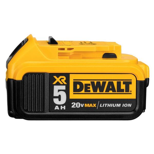 DEWALT - 20V MAX XR Cordless Brushless 1/2 in. Mid-Range Impact Wrench Detent Pin, (2) 20V Li-Ion 5.0Ah Batteries, and Charger